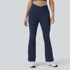 NWOT HALARA DayStretch High Waisted Crossover Flare Yoga Leggings